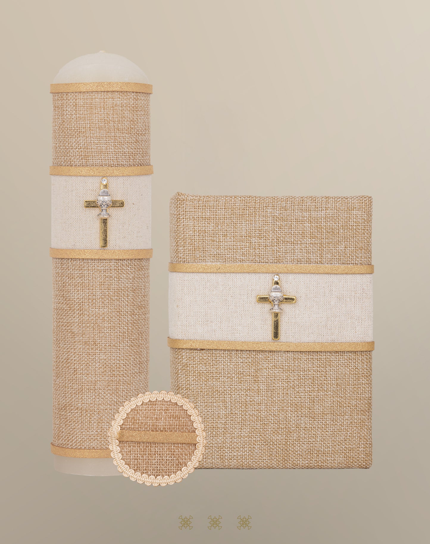 Set Comunion beige 04-595