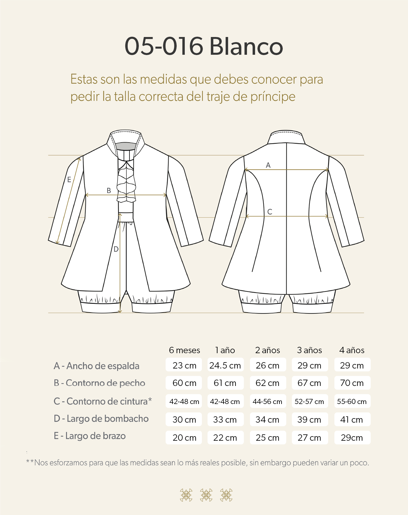 Traje de Príncipe Blanco 05-016