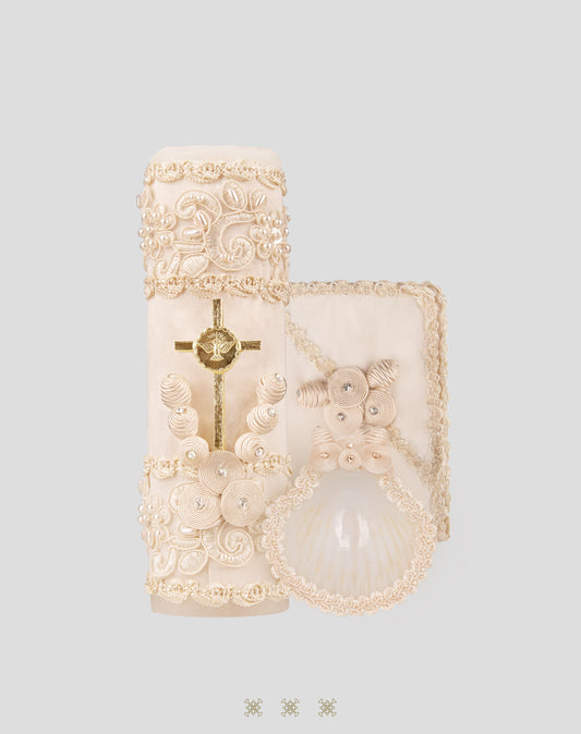 Set Bautizo 05-016 BEIGE