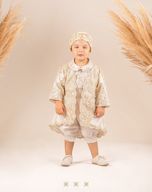 Bombacho con Saco Beige 05-045