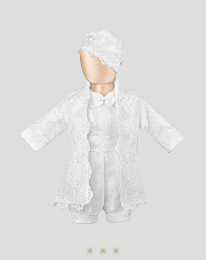 Traje Estilo Principe Blanco 05-044