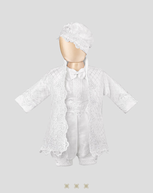 Traje Estilo Principe Blanco 05-044