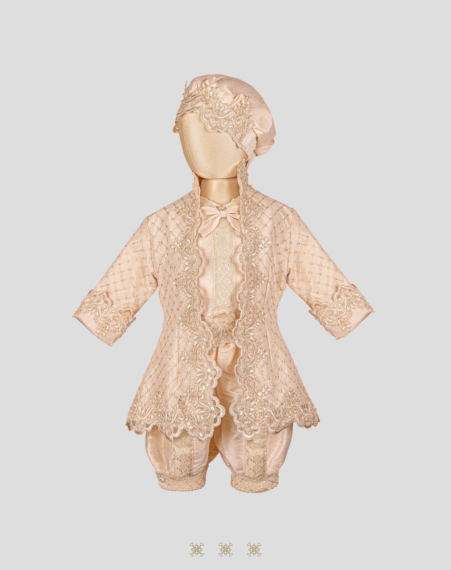 Traje Estilo Principe Beige 05-044
