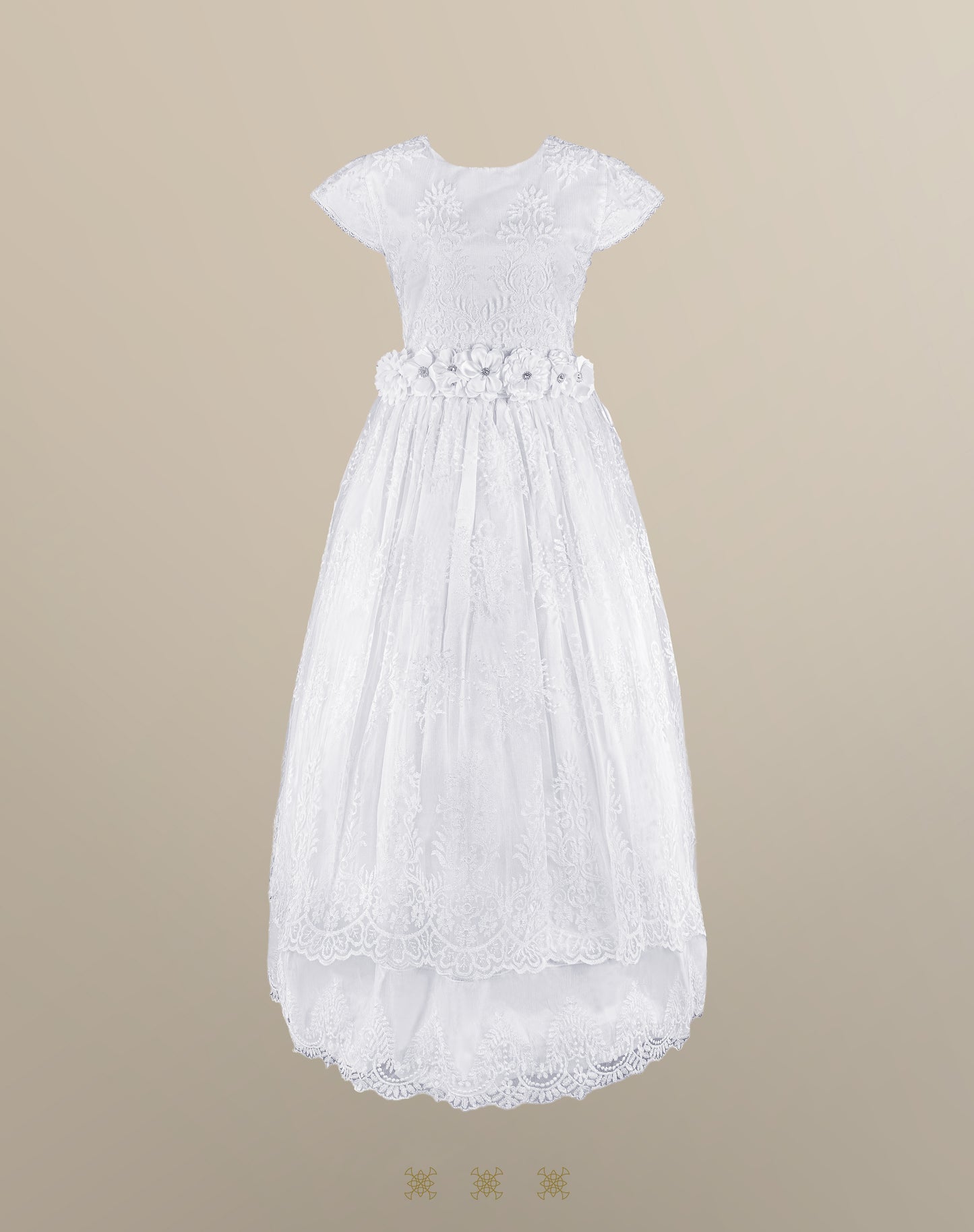 Vestido de Primera comunión blanco 08-127
