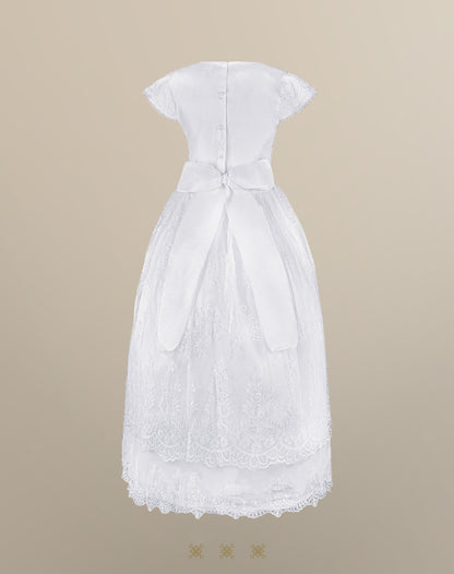 Vestido de Primera comunión blanco 08-127