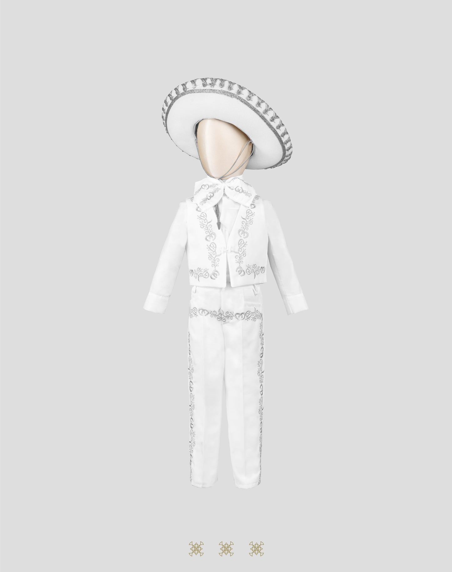 Traje de Charro plata 10-037