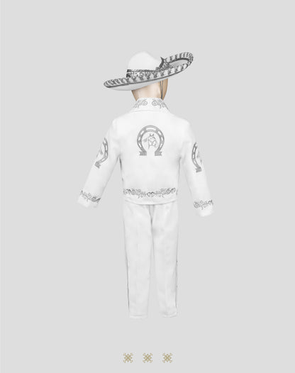 Traje de Charro plata 10-037