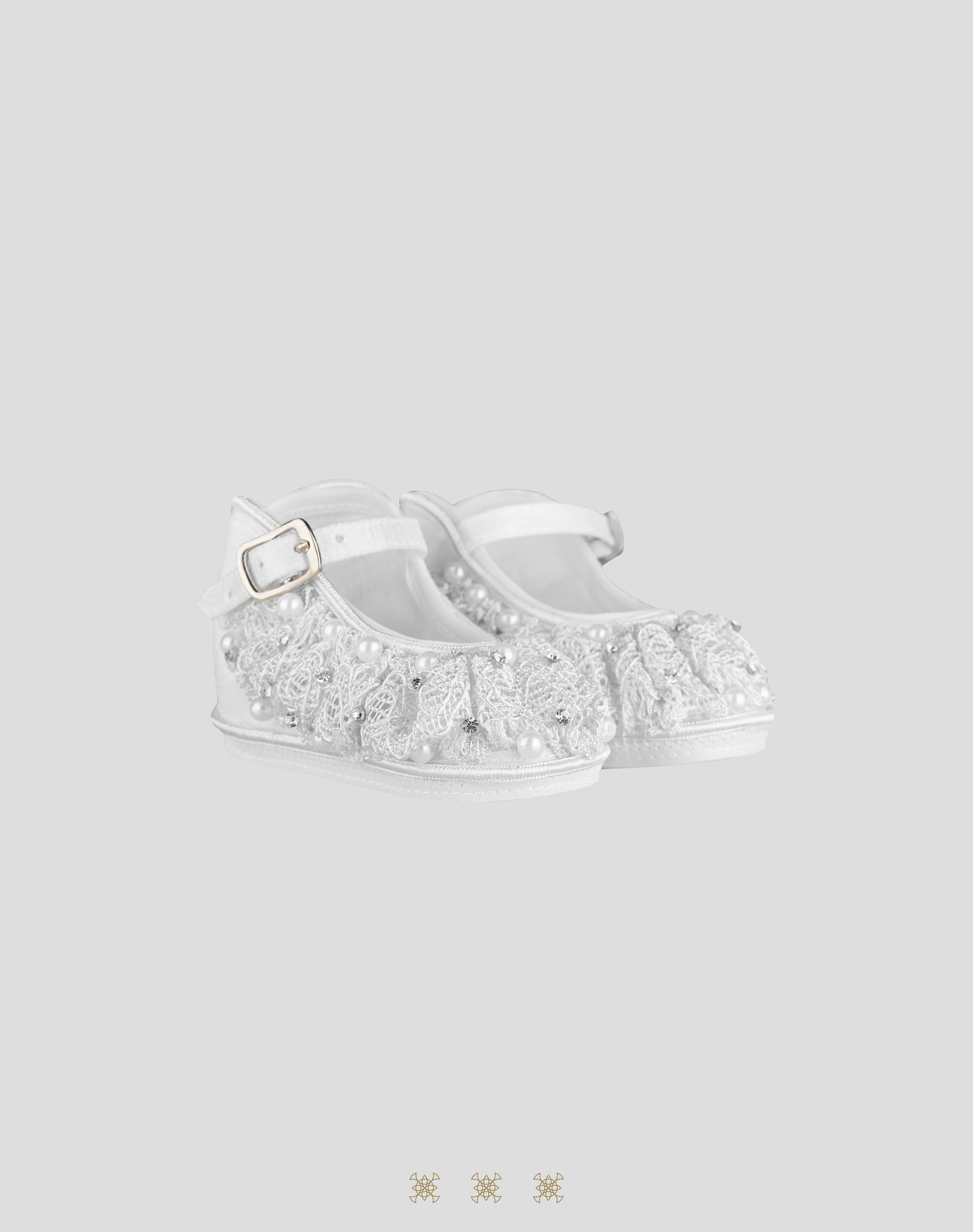 Zapato Infantil blanco tela 13-052