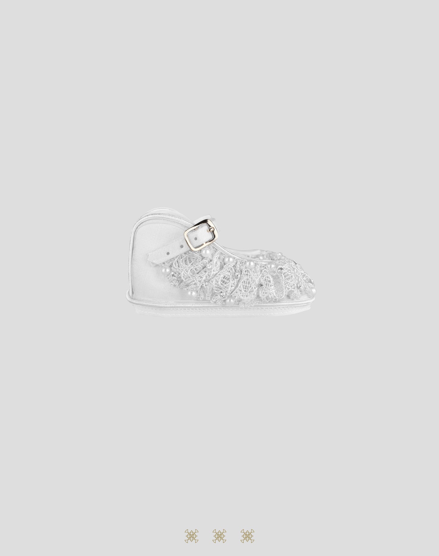 Zapato Infantil blanco tela 13-052