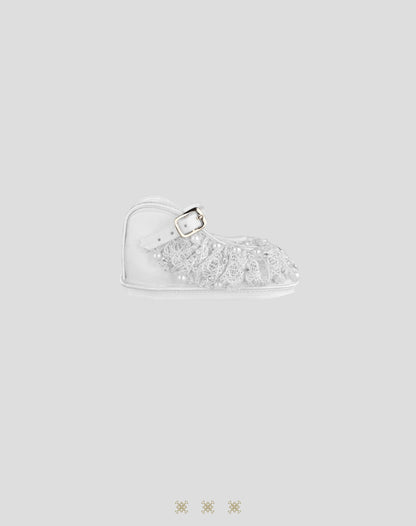 Zapato Infantil blanco tela 13-052