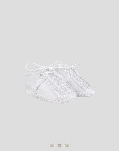 Zapato Infantil blanco tela 13-057