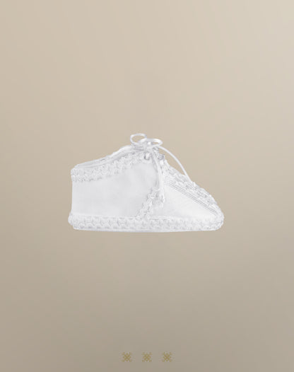 Zapato Infantil blanco tela 13-057