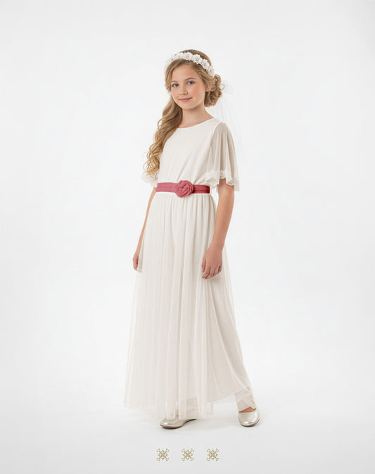 Jumpsuit con falda hueso 16-037