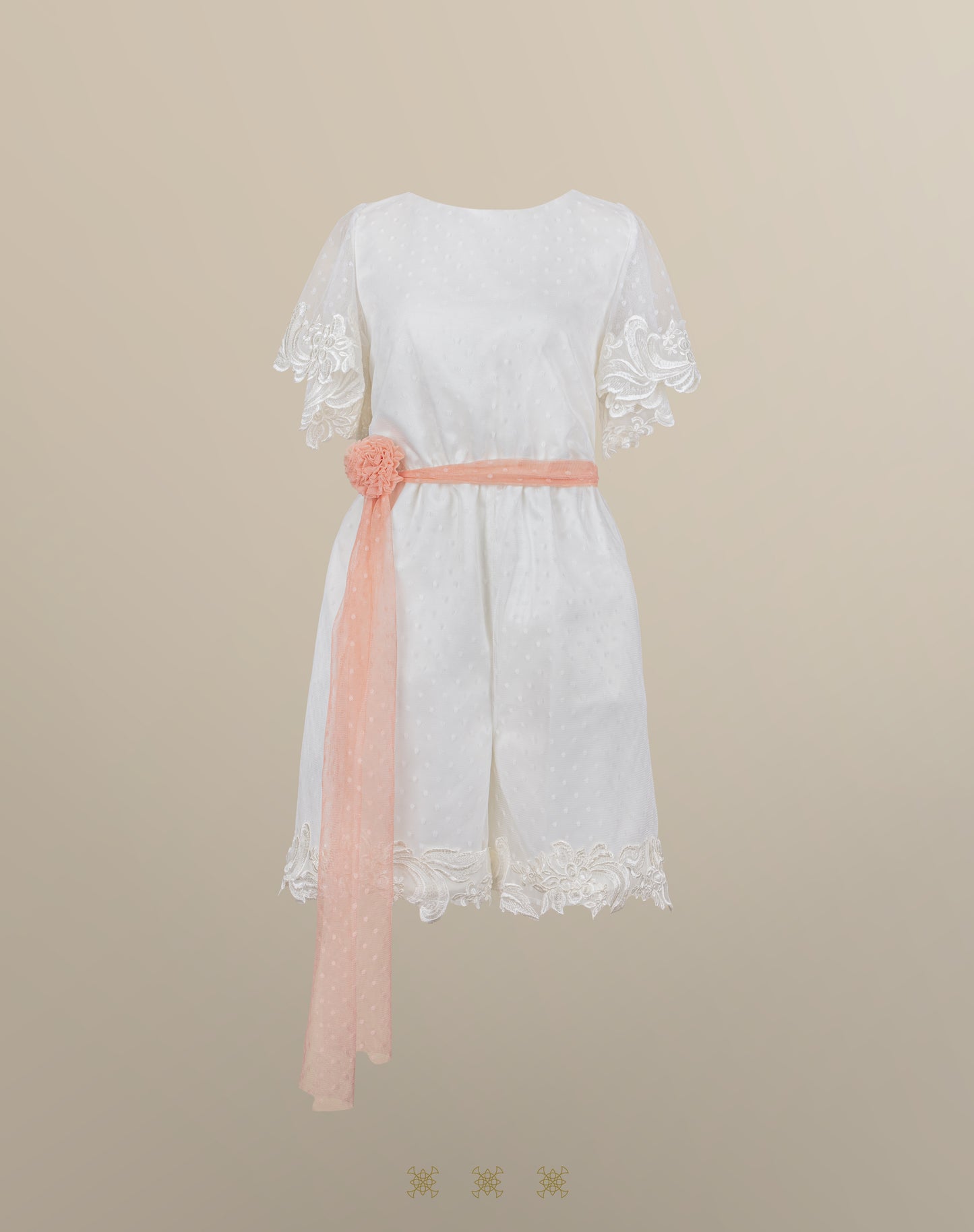 Jumpsuit corto hueso 16-053