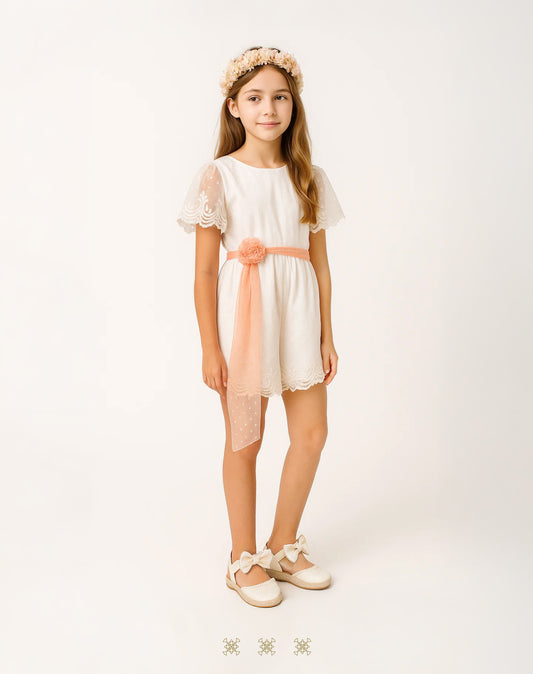 Jumpsuit corto hueso 16-053