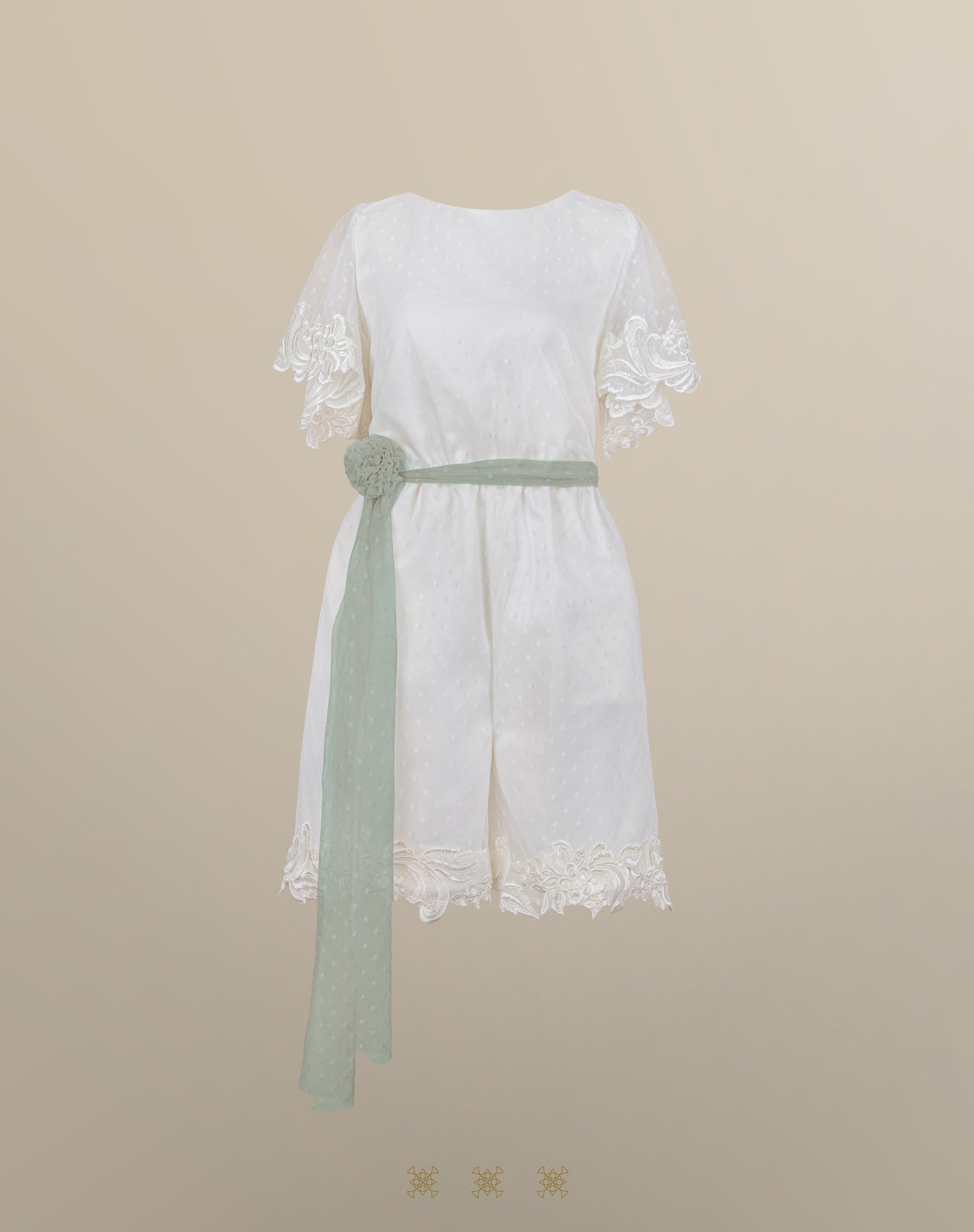 Jumpsuit corto hueso 16-053