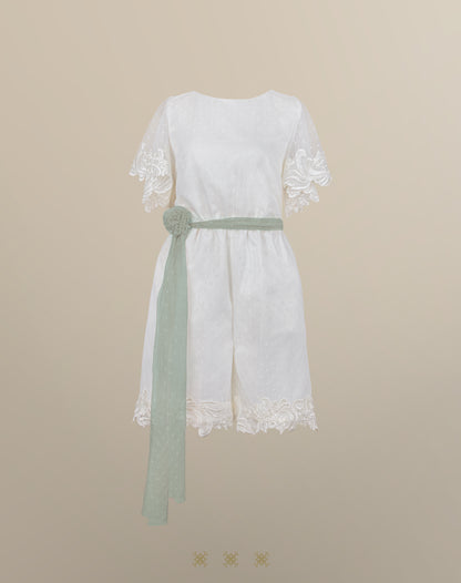Jumpsuit corto hueso 16-053