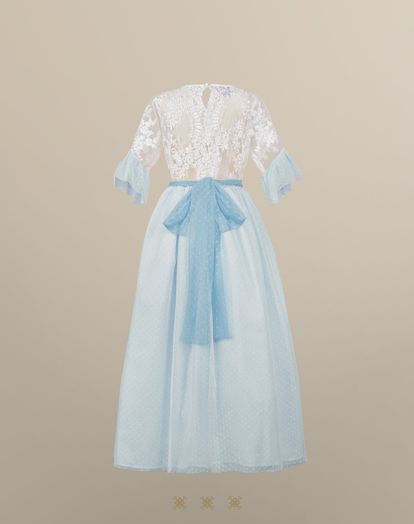Vestido hueso 16-062