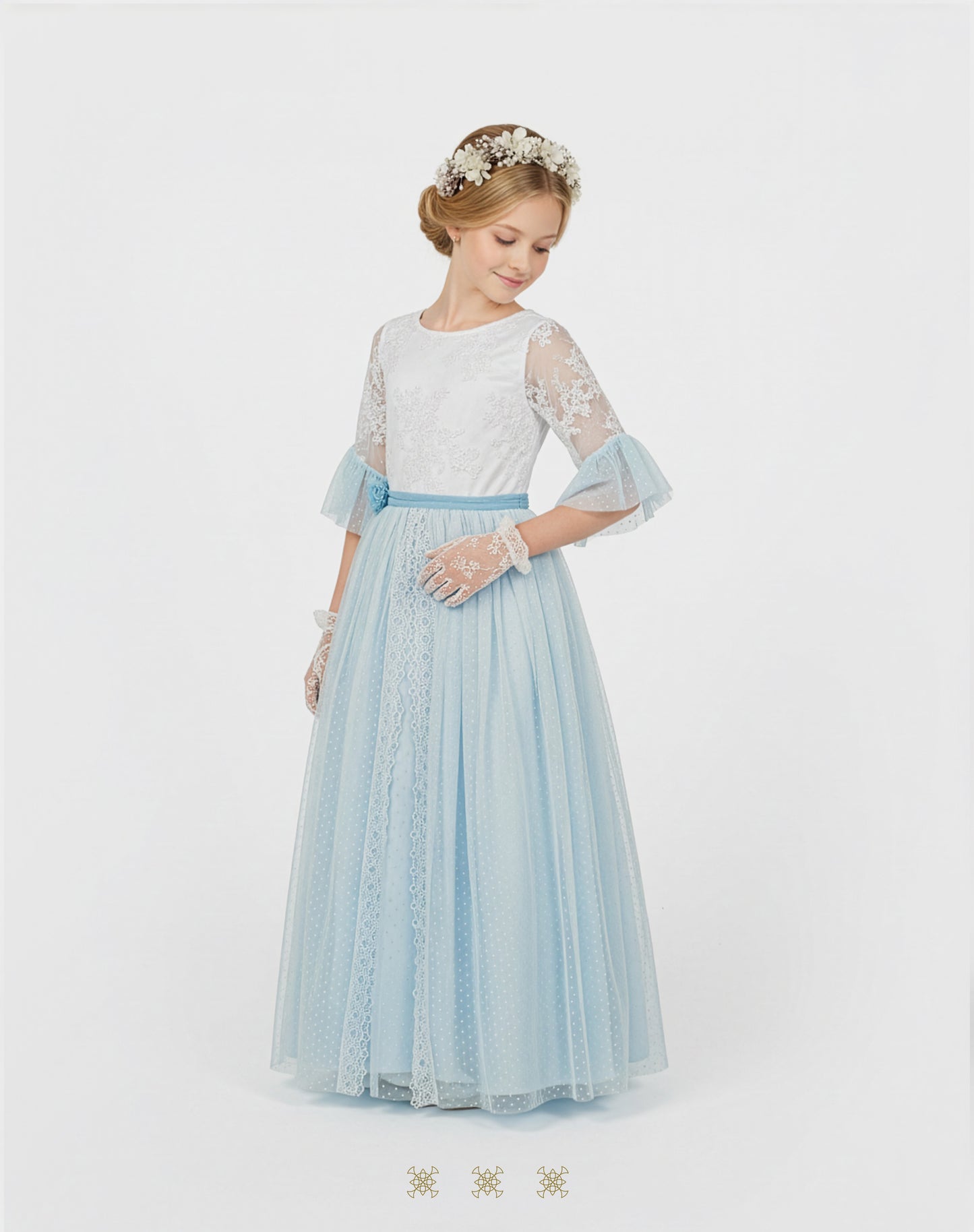 Vestido hueso 16-062