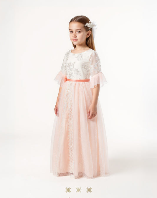 Vestido hueso 16-062