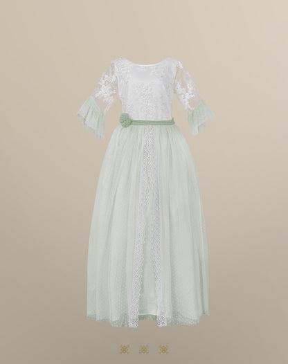 Vestido hueso 16-062