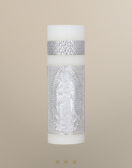 Cirio plata de la Virgen de Guadalupe 17-052