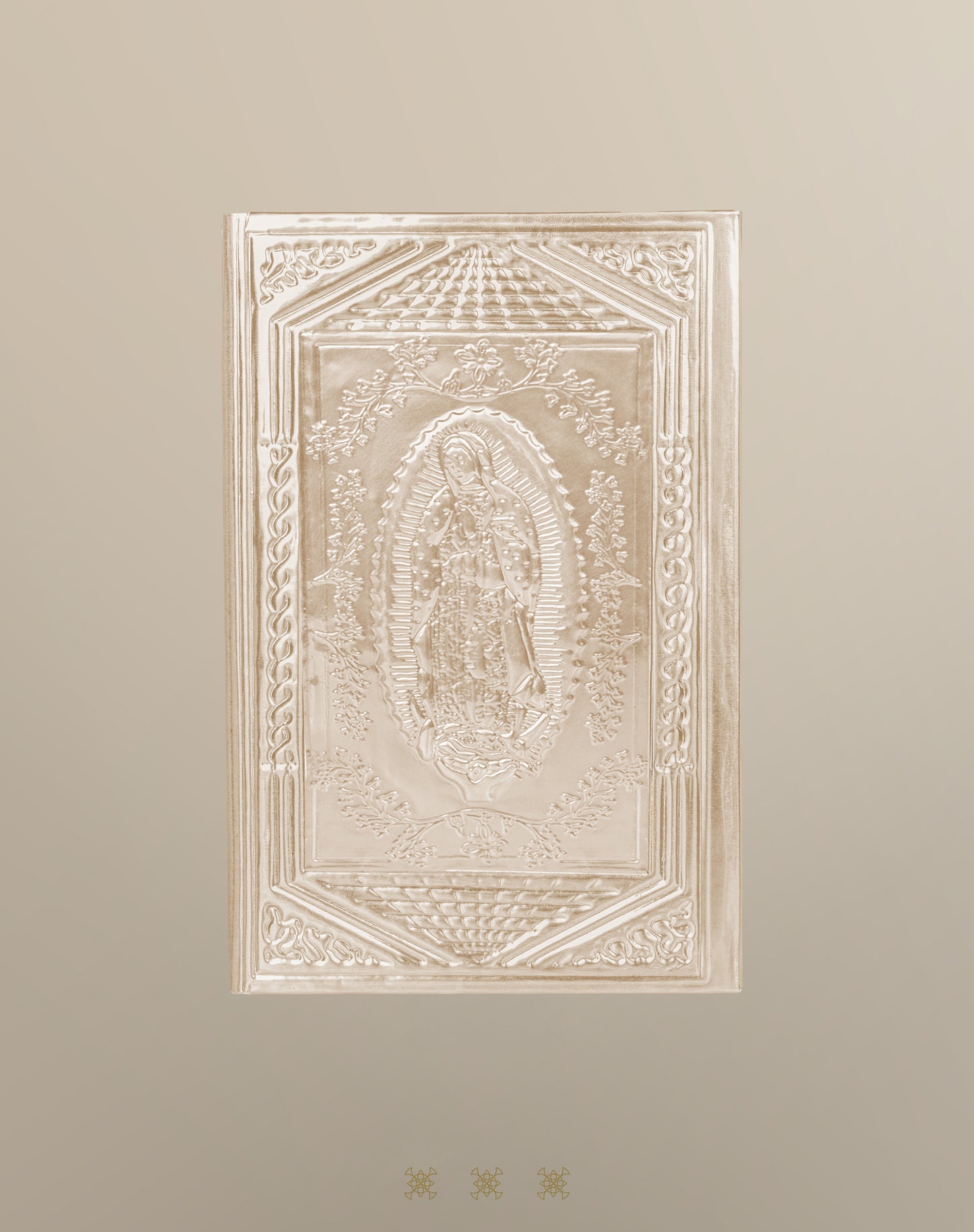Biblia de boda con cofre dorado 17-326