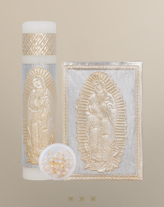 Set de vela primera comunión dorado 17-207