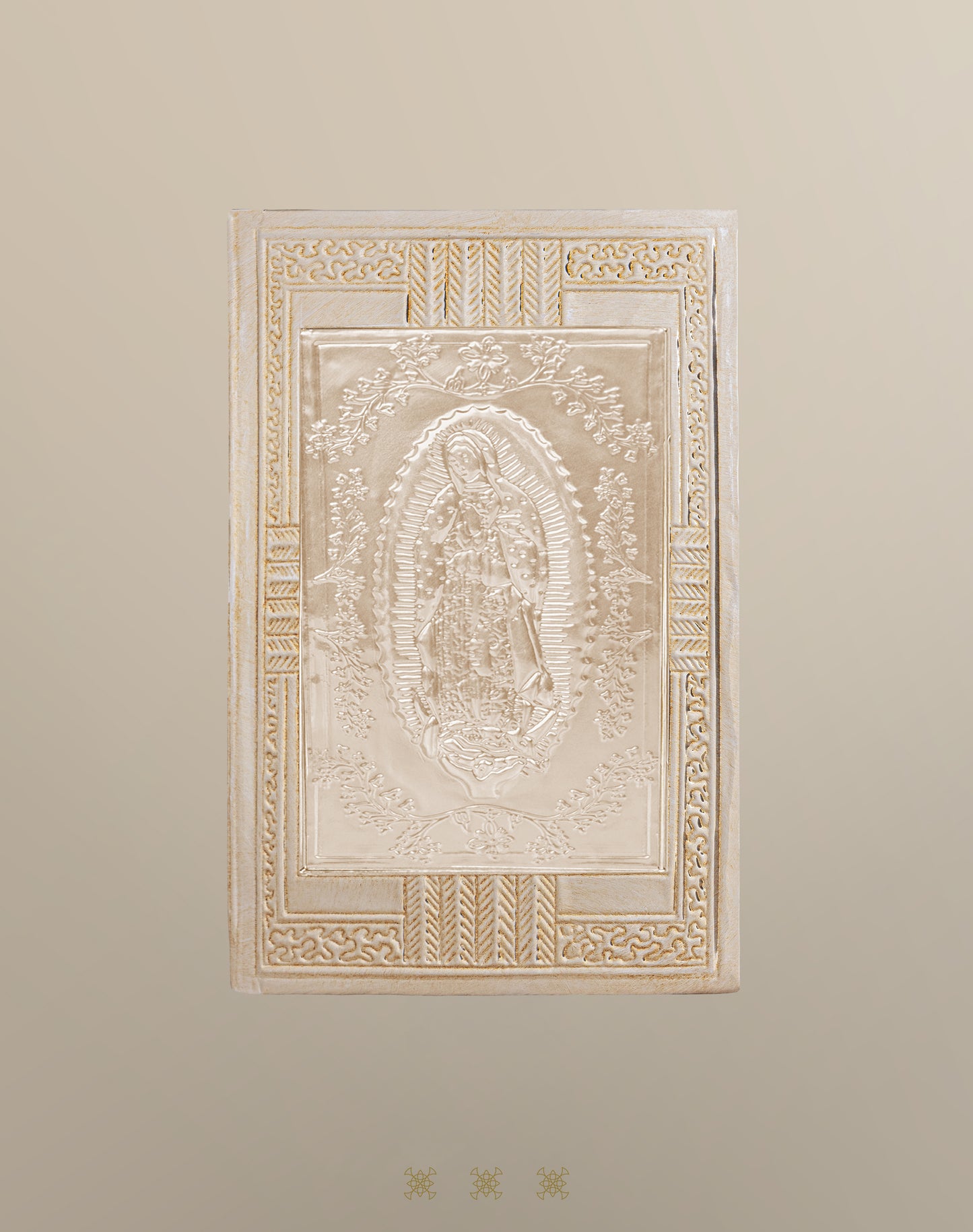 Biblia de boda repujado dorada 17-243