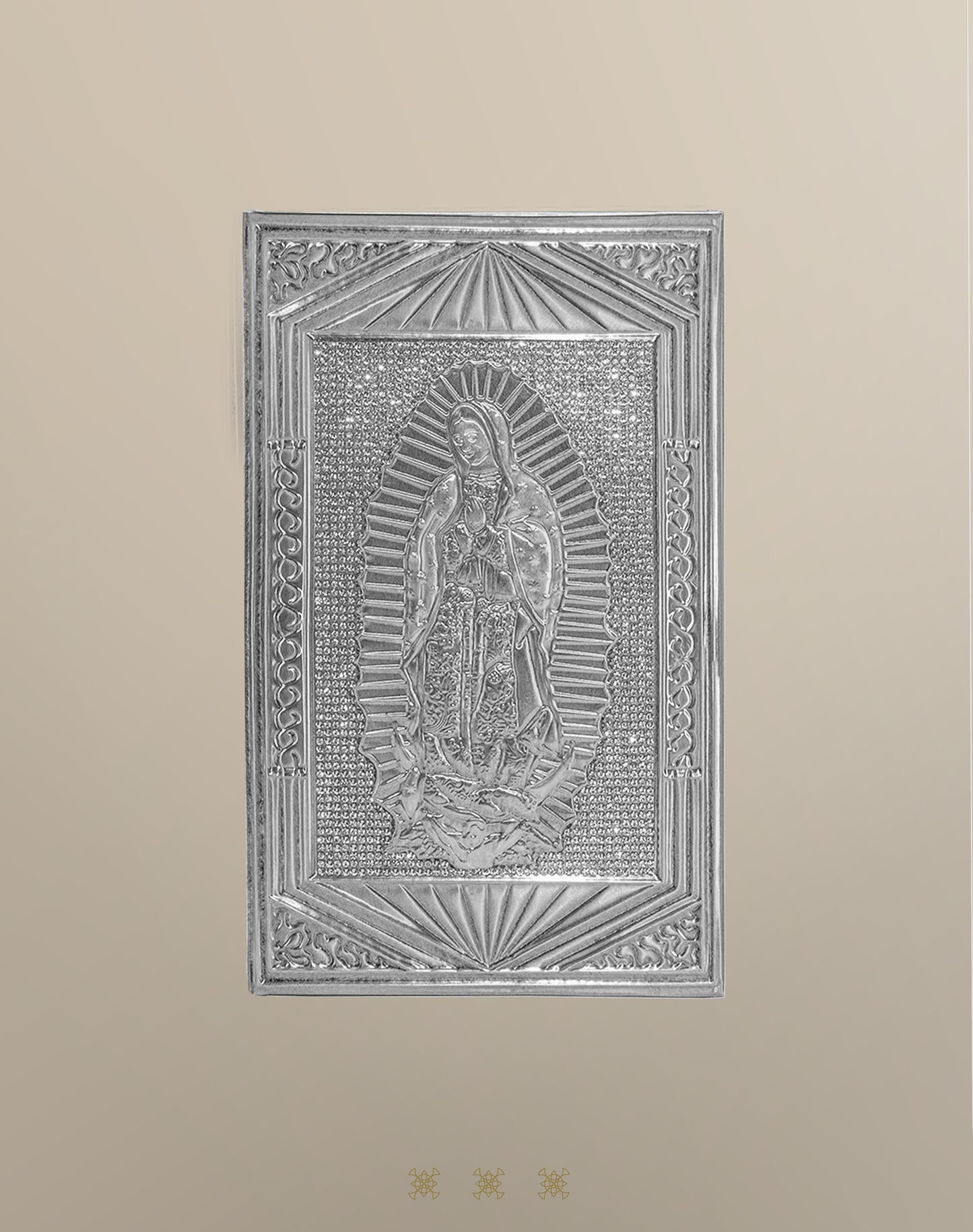 Biblia de boda repujado plata 17-246