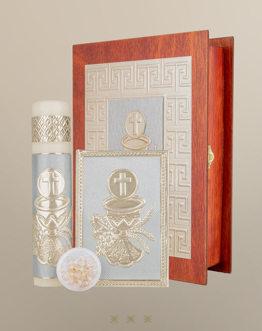 Set de vela primera comunión con cofre 17-257