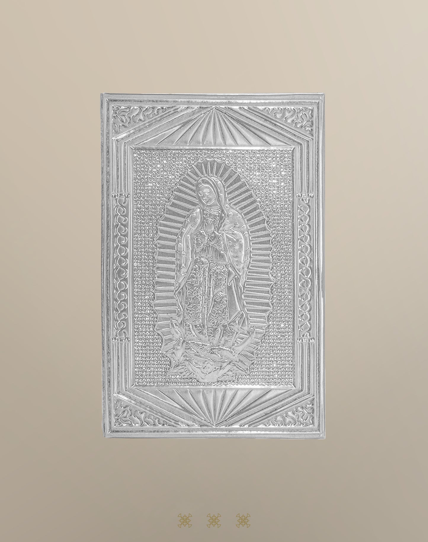 Biblia de boda con cofre plata 17-329