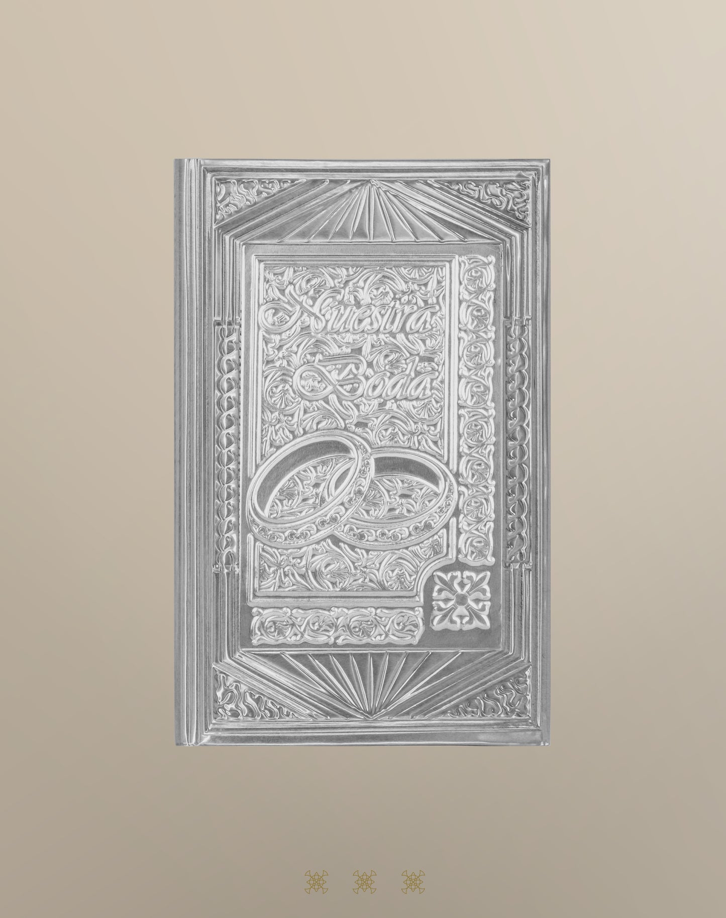 Biblia con cofre dorado 17-336
