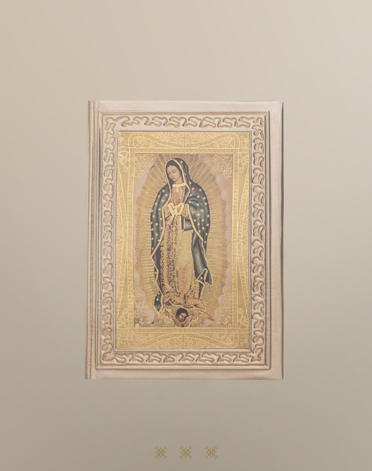 Biblia de boda Repujado dorada 17-436