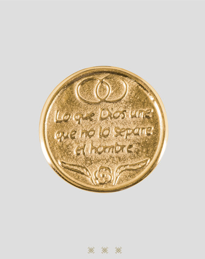 Arras de boda Virgen de Guadalupe dorado 25-027