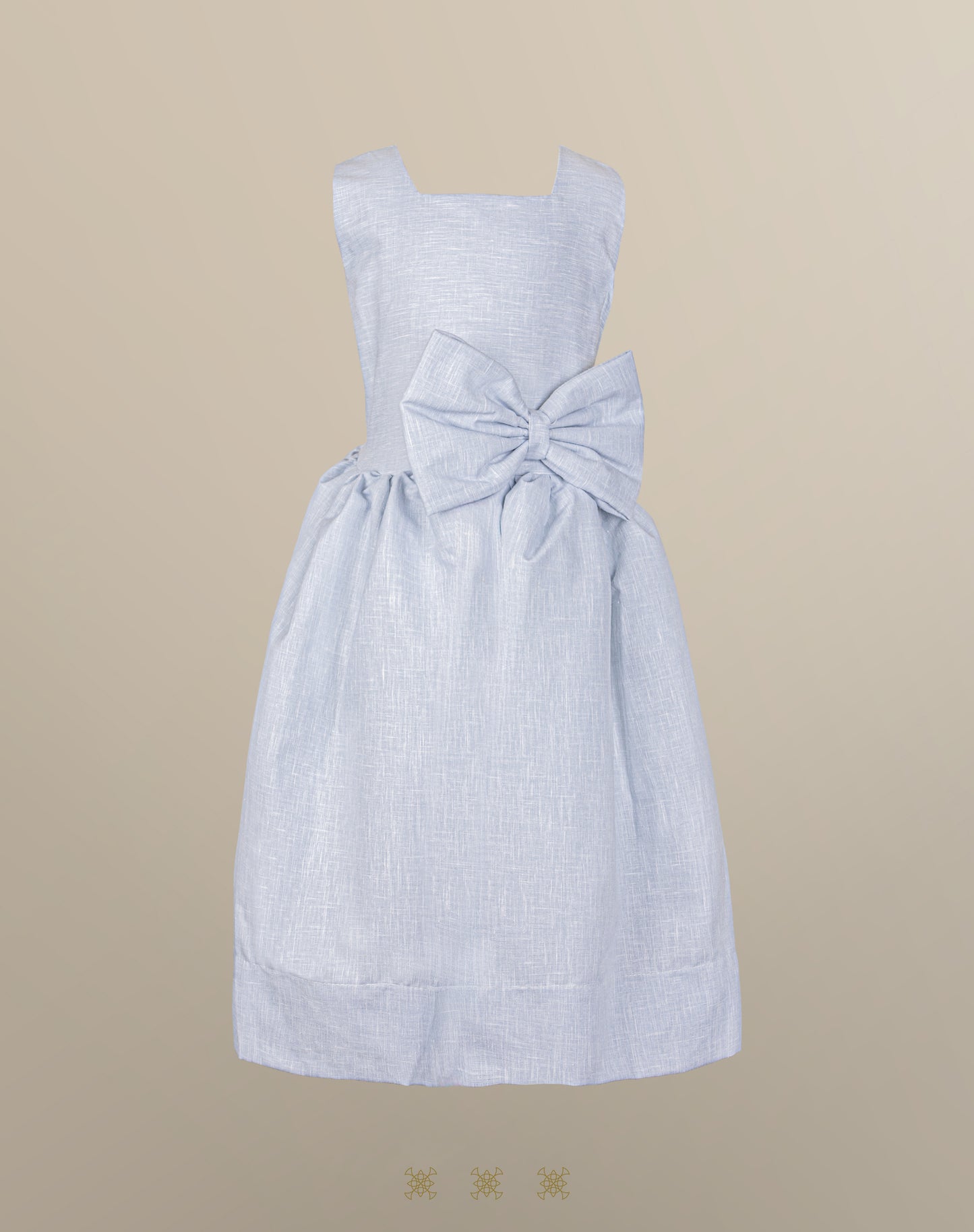 Vestido infantil azul 29-066