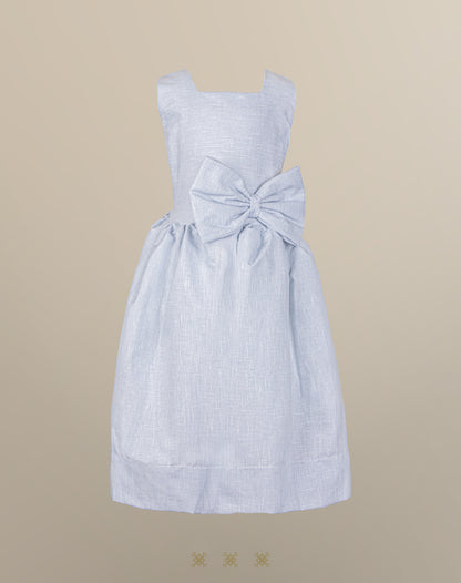 Vestido infantil azul 29-066