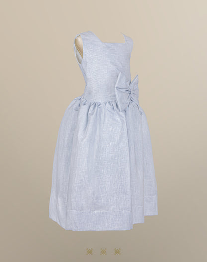 Vestido infantil azul 29-066