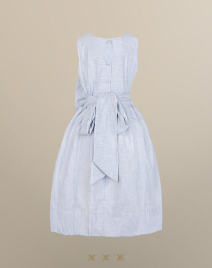 Vestido infantil azul 29-066