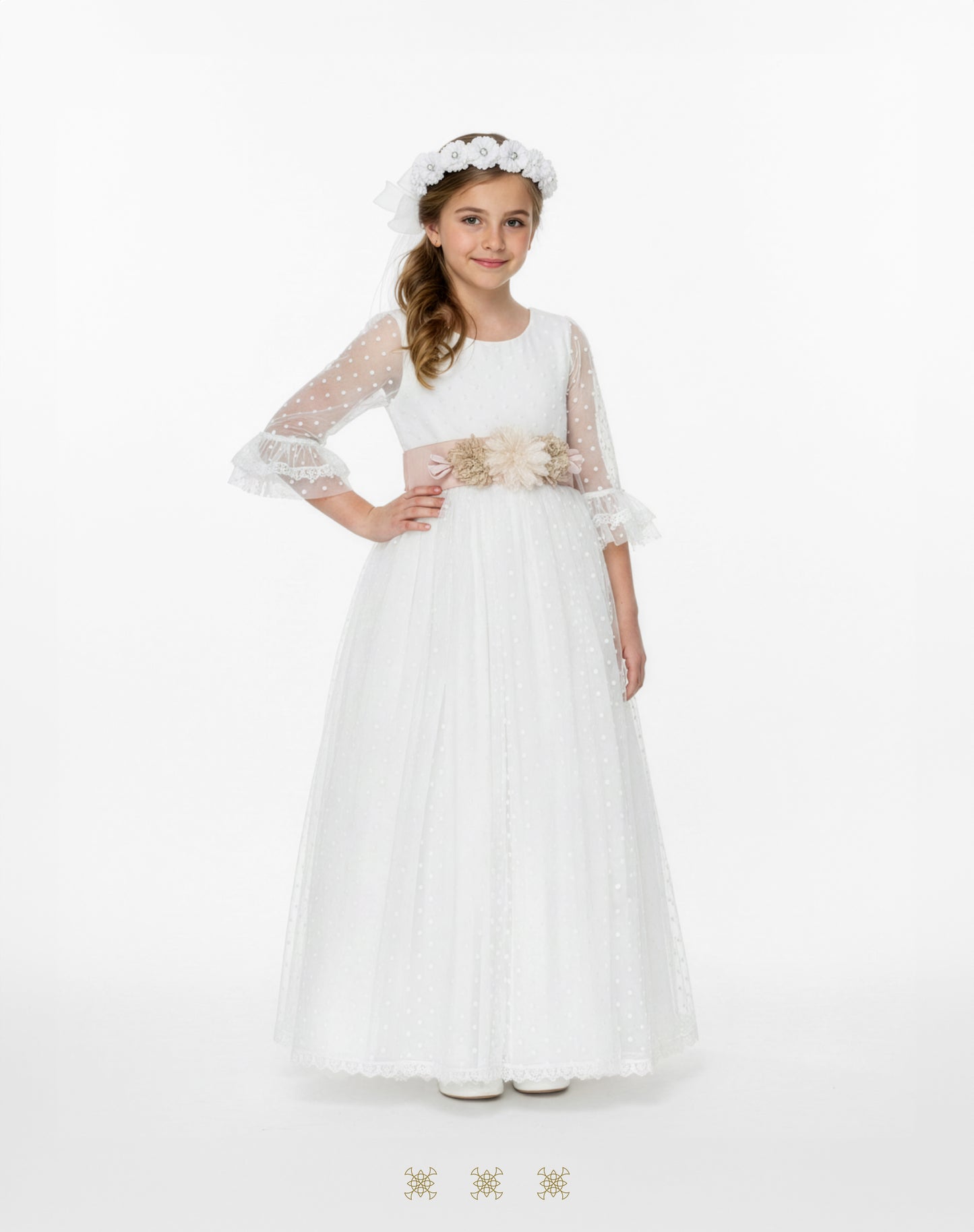 Vestido juvenil blanco 29-068