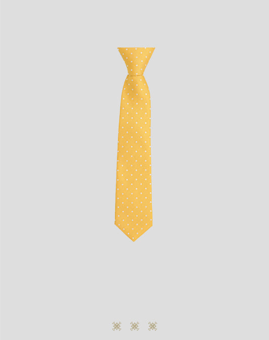 Corbata Amarilla con nudo 40-005