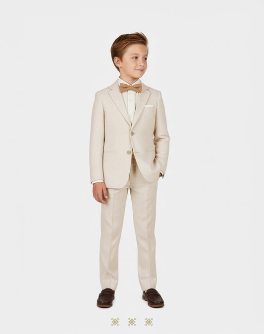 Traje primera comunión Arena de lino 33-008