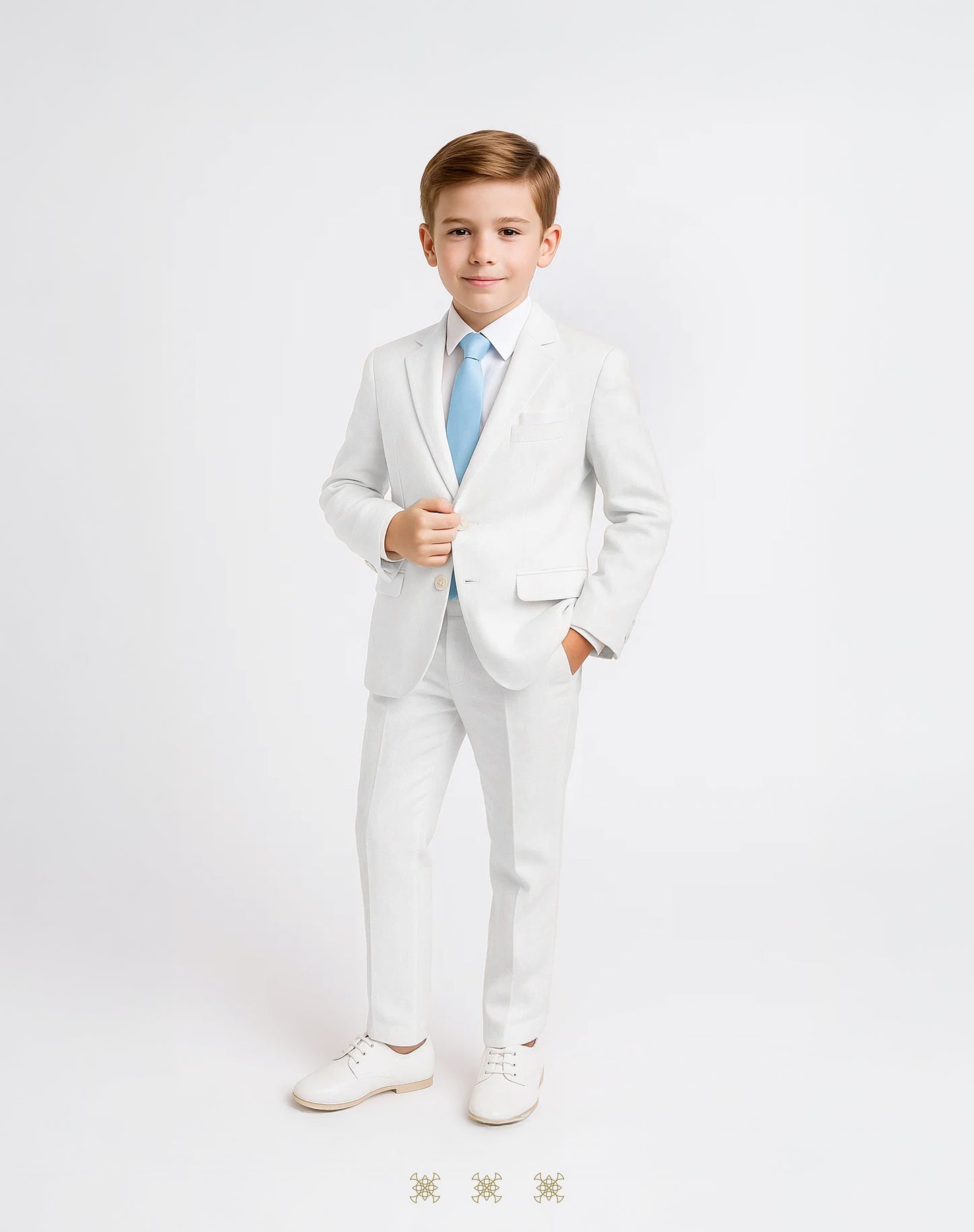 Traje Blanco de lino 33-008