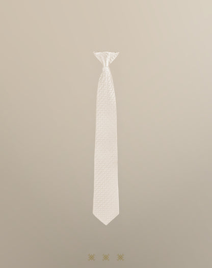 Corbata hueso con nudo 33-087