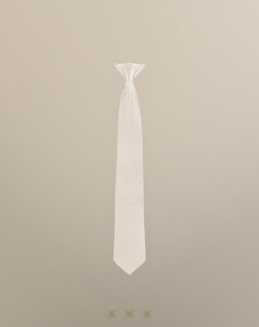 Corbata hueso con nudo 33-087