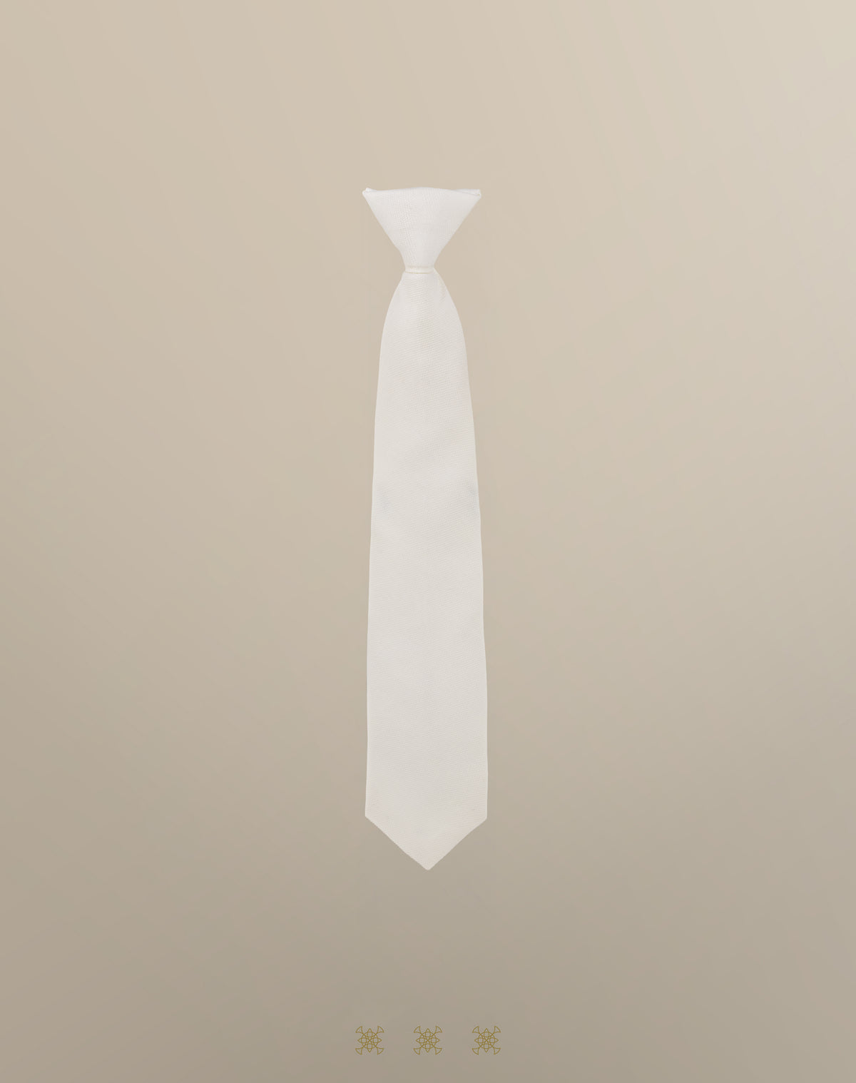 Corbata hueso con nudo 33-087
