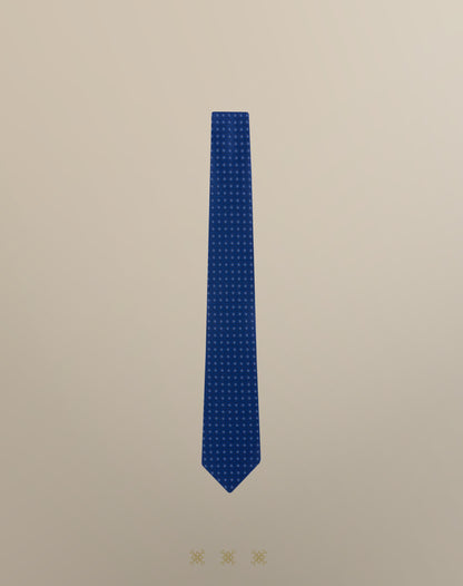 Corbata azul marino sin nudo 33-087