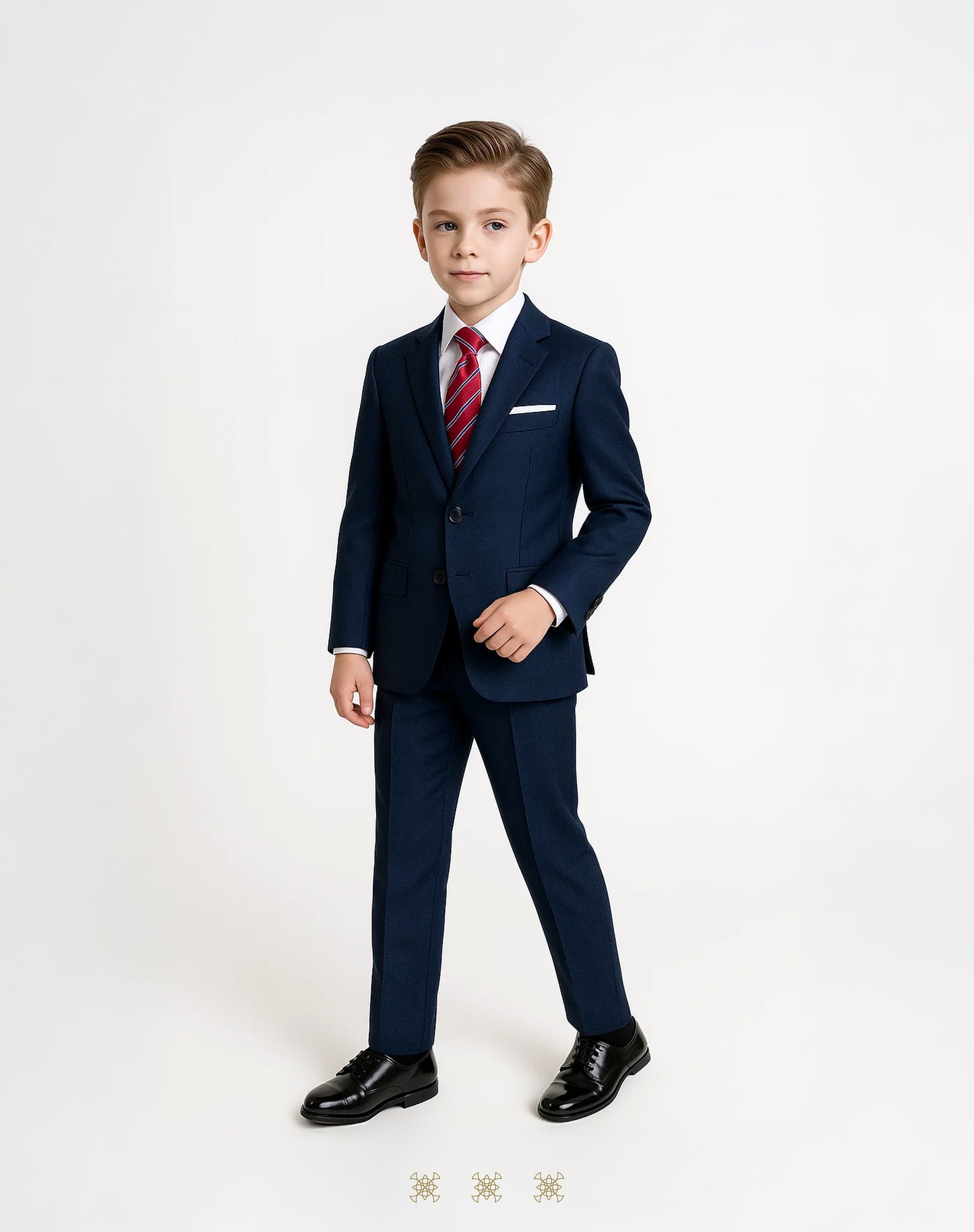 Traje juvenil azul marino 33-099