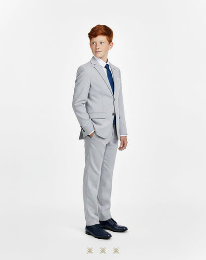 Traje primera comunión gris 33-099