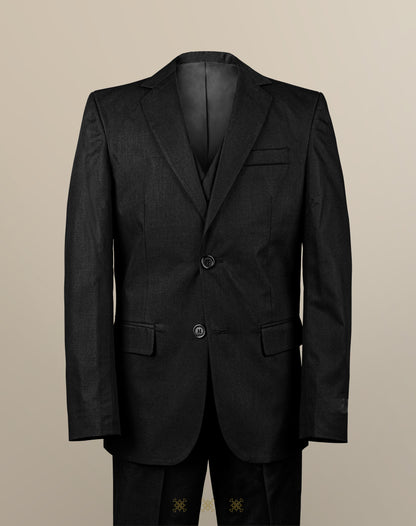Traje primera comunión negro 34-025